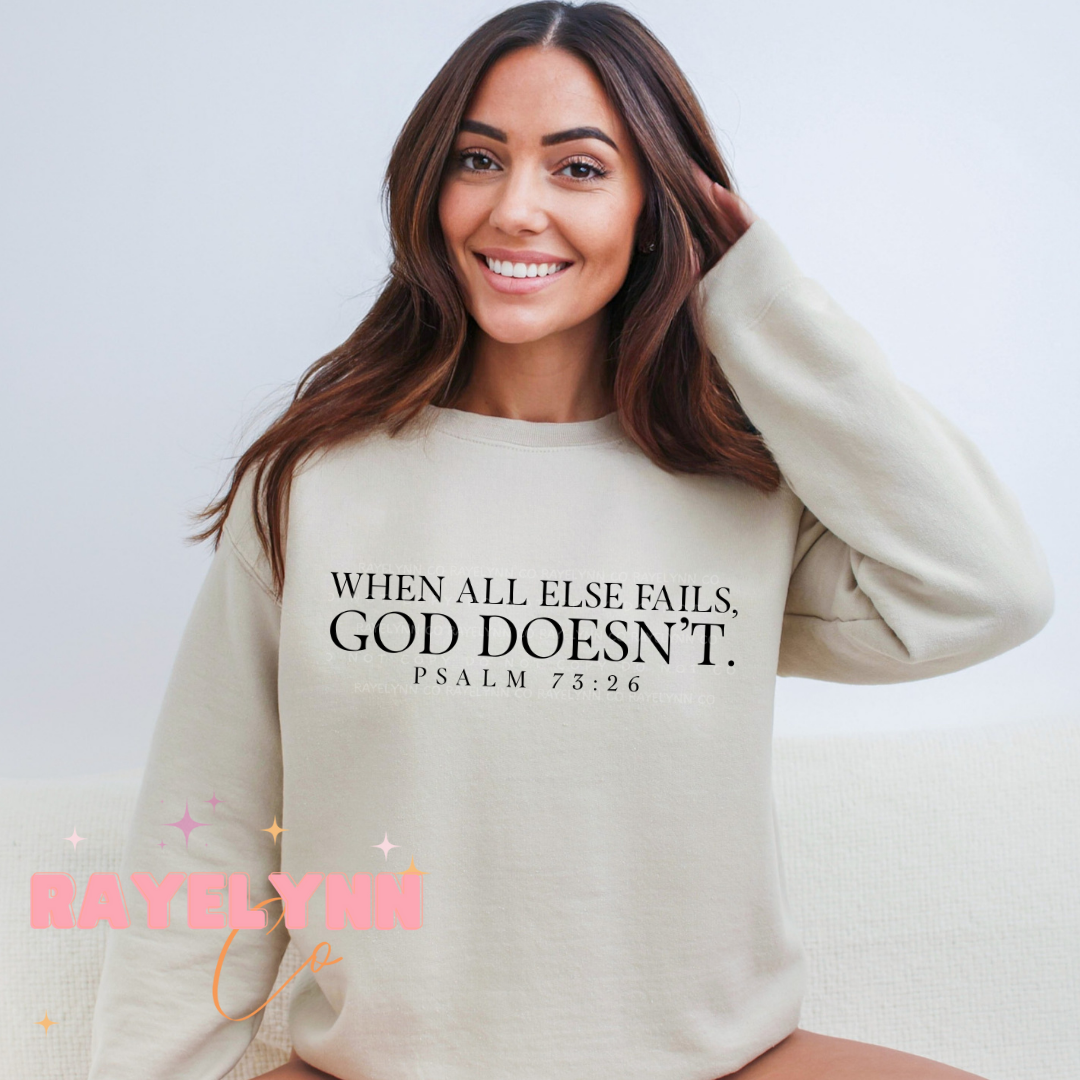 WHEN ALL ELSE FAILS (PICK YOUR COLOR)- DTF