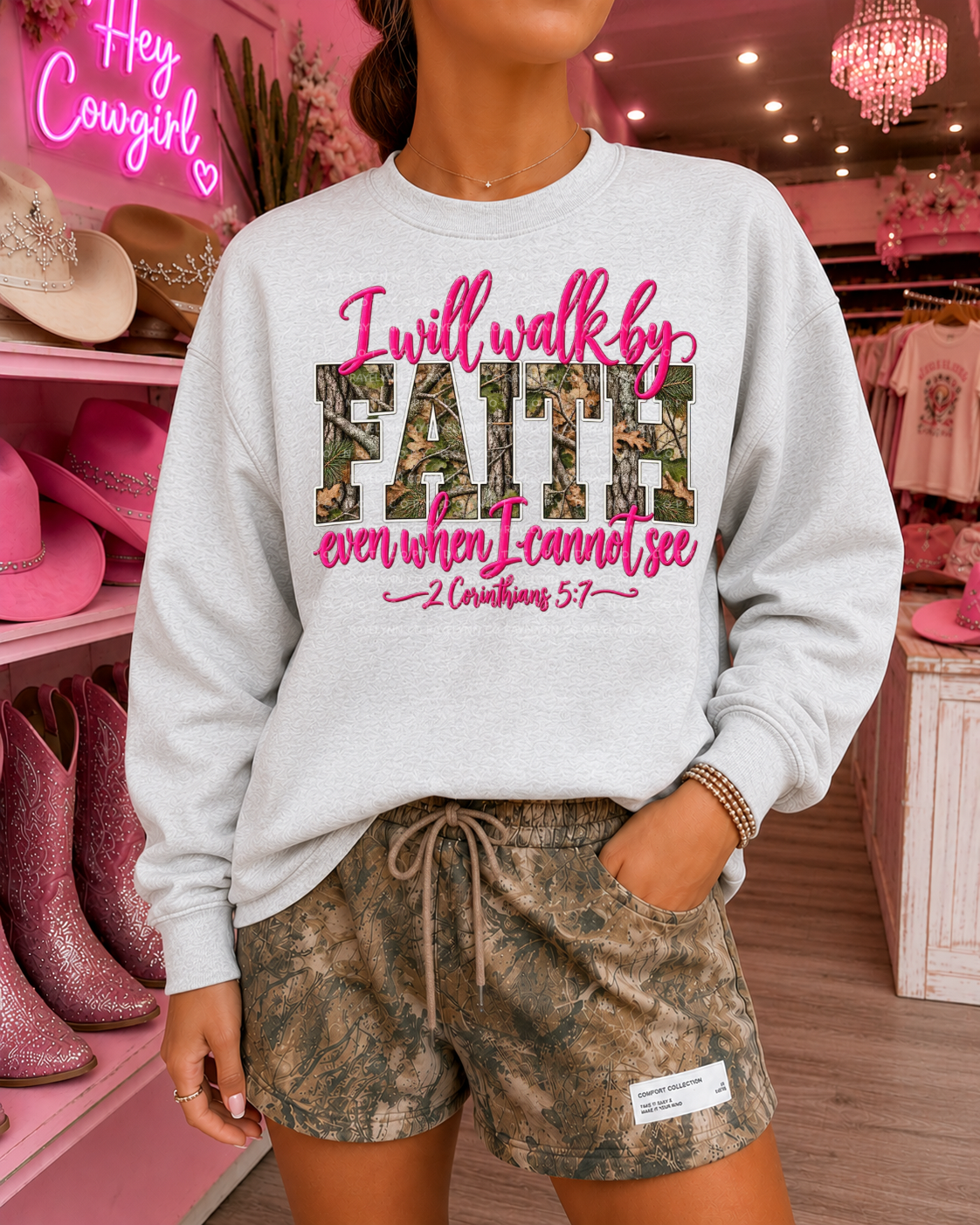 I WILL WALK BY FAITH-DTF TRANSFER