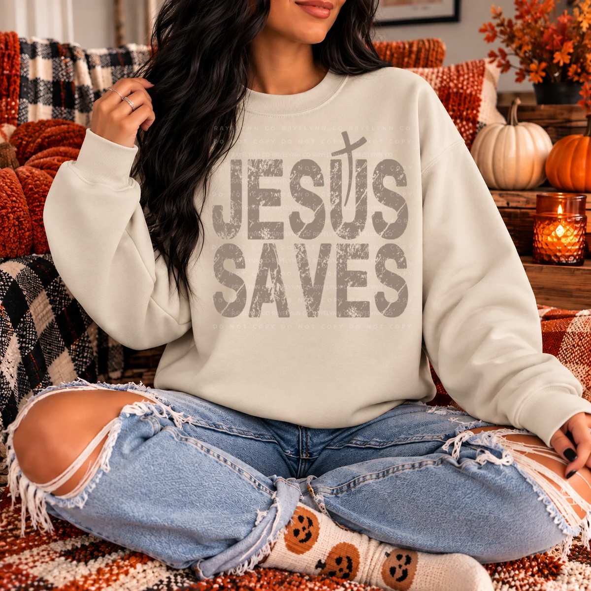 JESUS SAVES-DTF TRANSFER