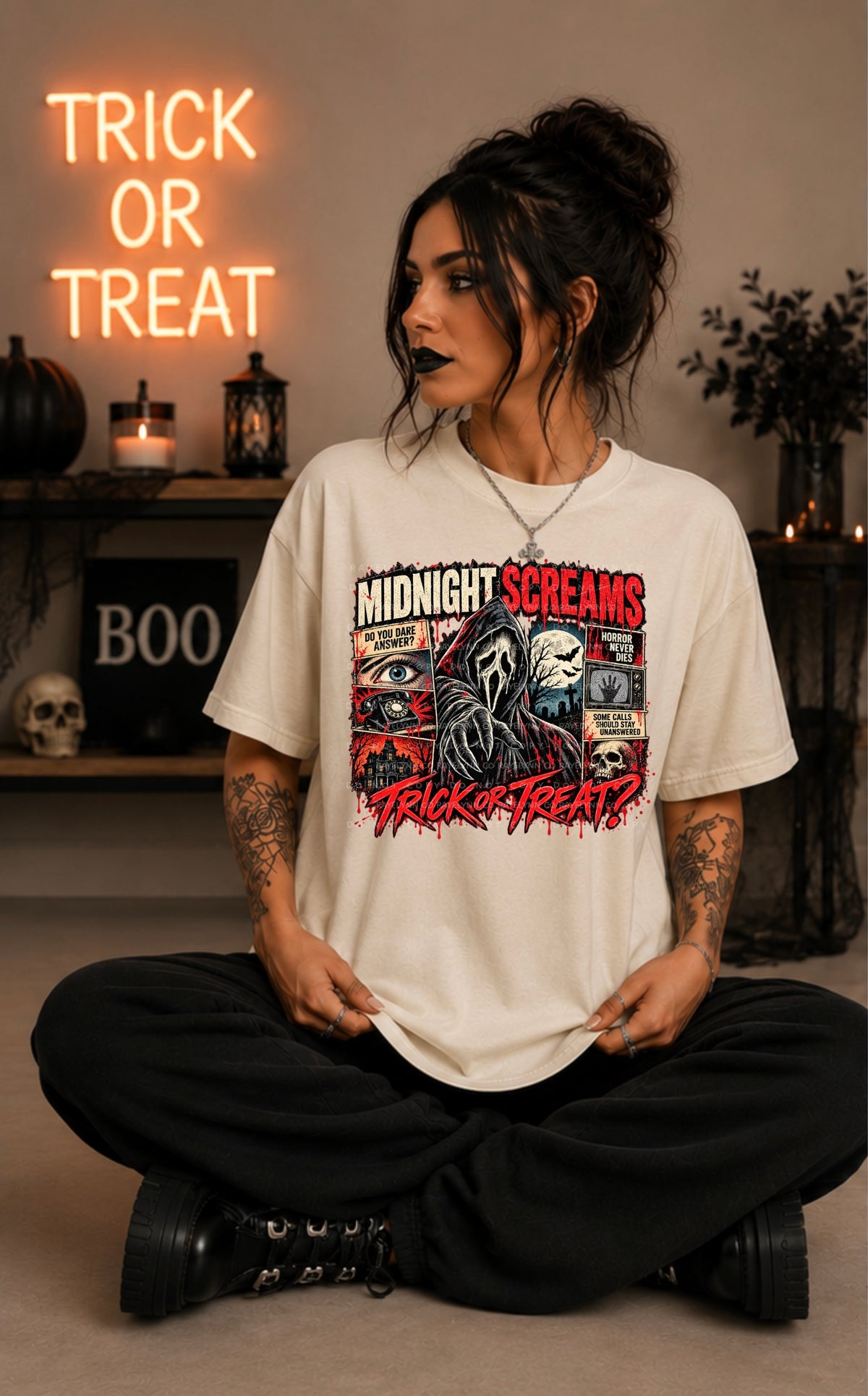 MIDNIGHT SCREAMS -DTF TRANSFER