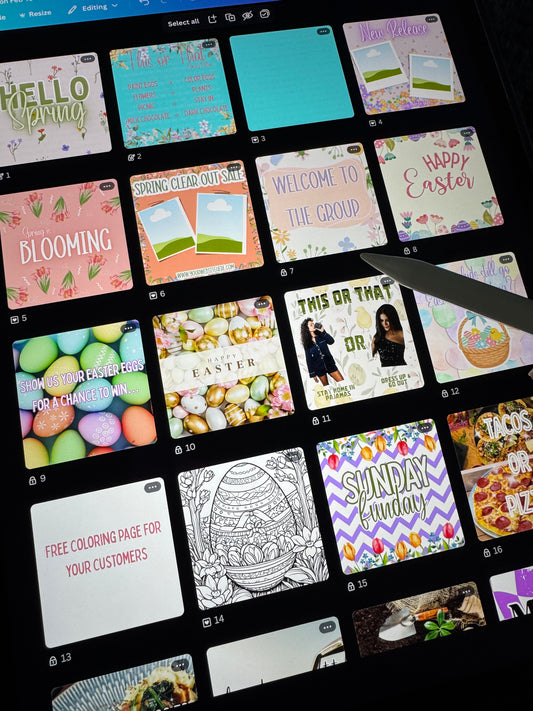 MARCH SOCIAL MEDIA GRAPHICS