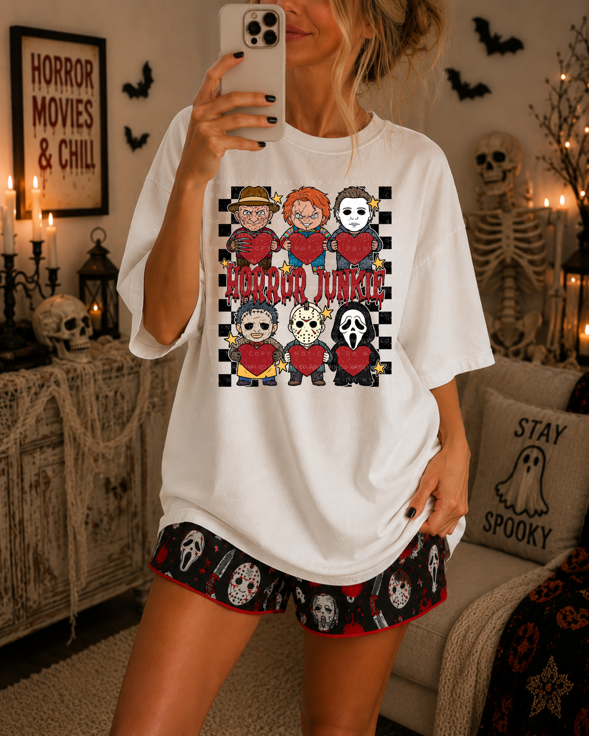 HORROR JUNKIE -DTF TRANSFER