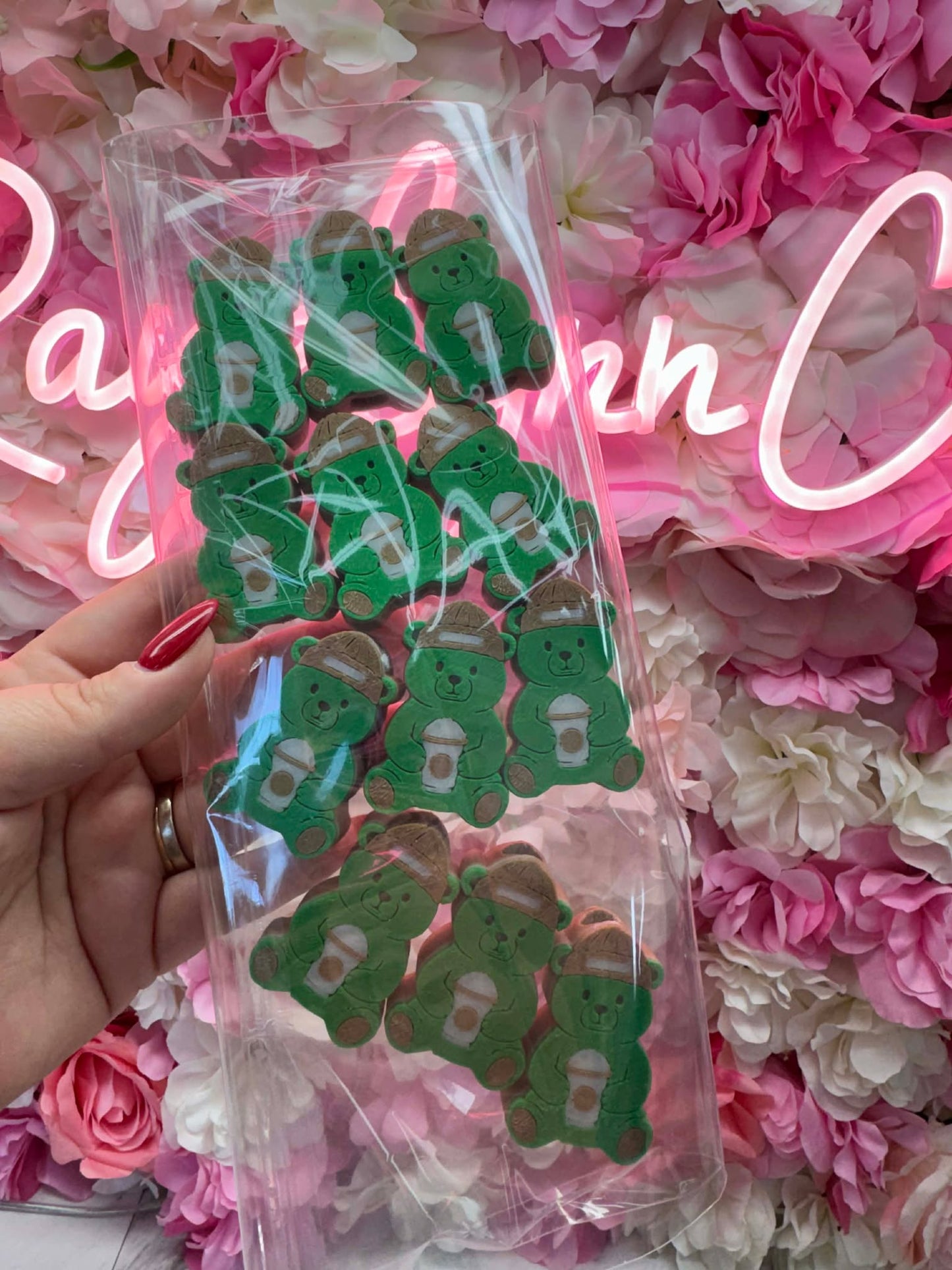 STARBS BEAR- 3D STRAW TOPPERS