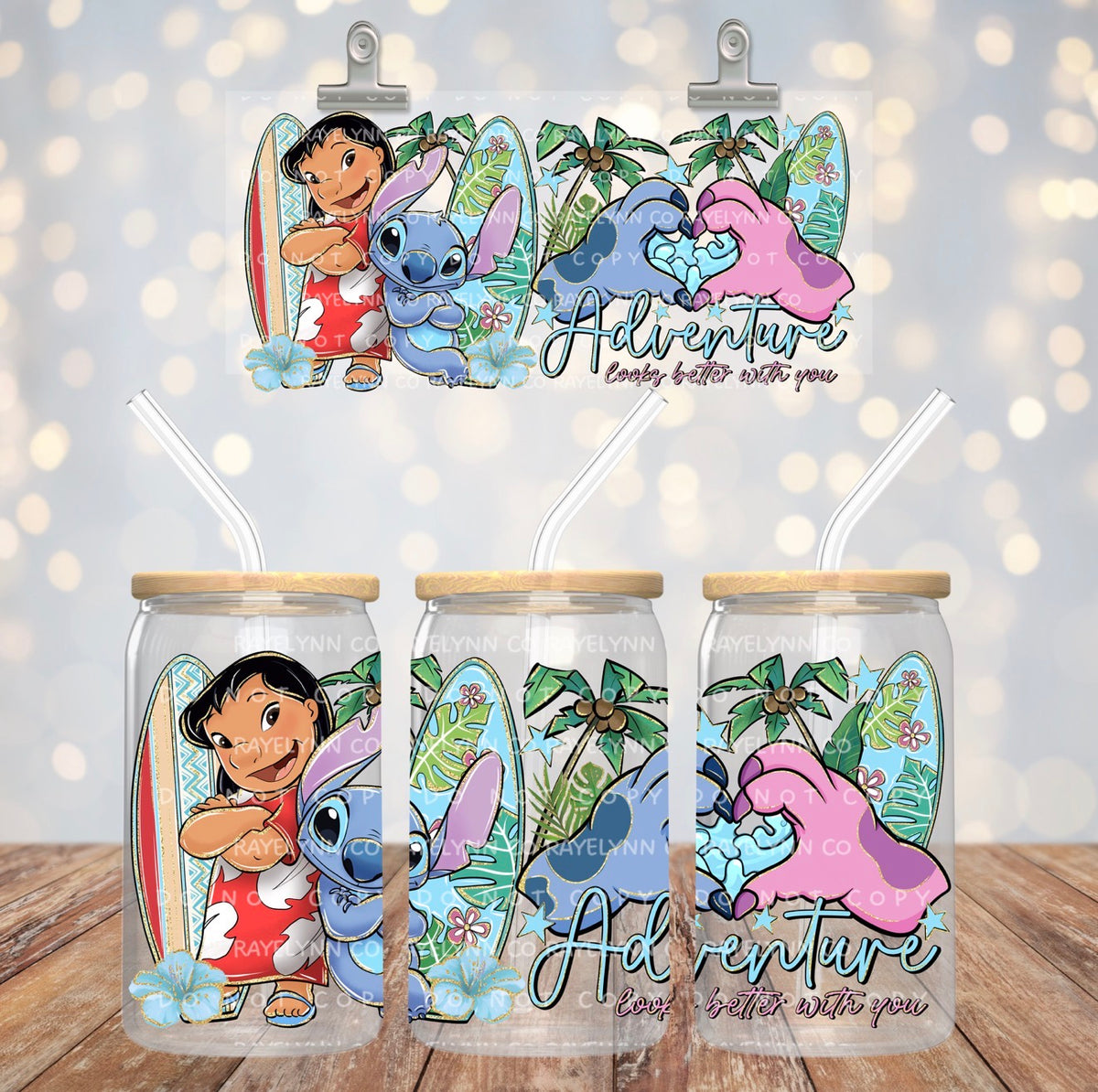 ADVENTURE LILO- UV DTF WRAP