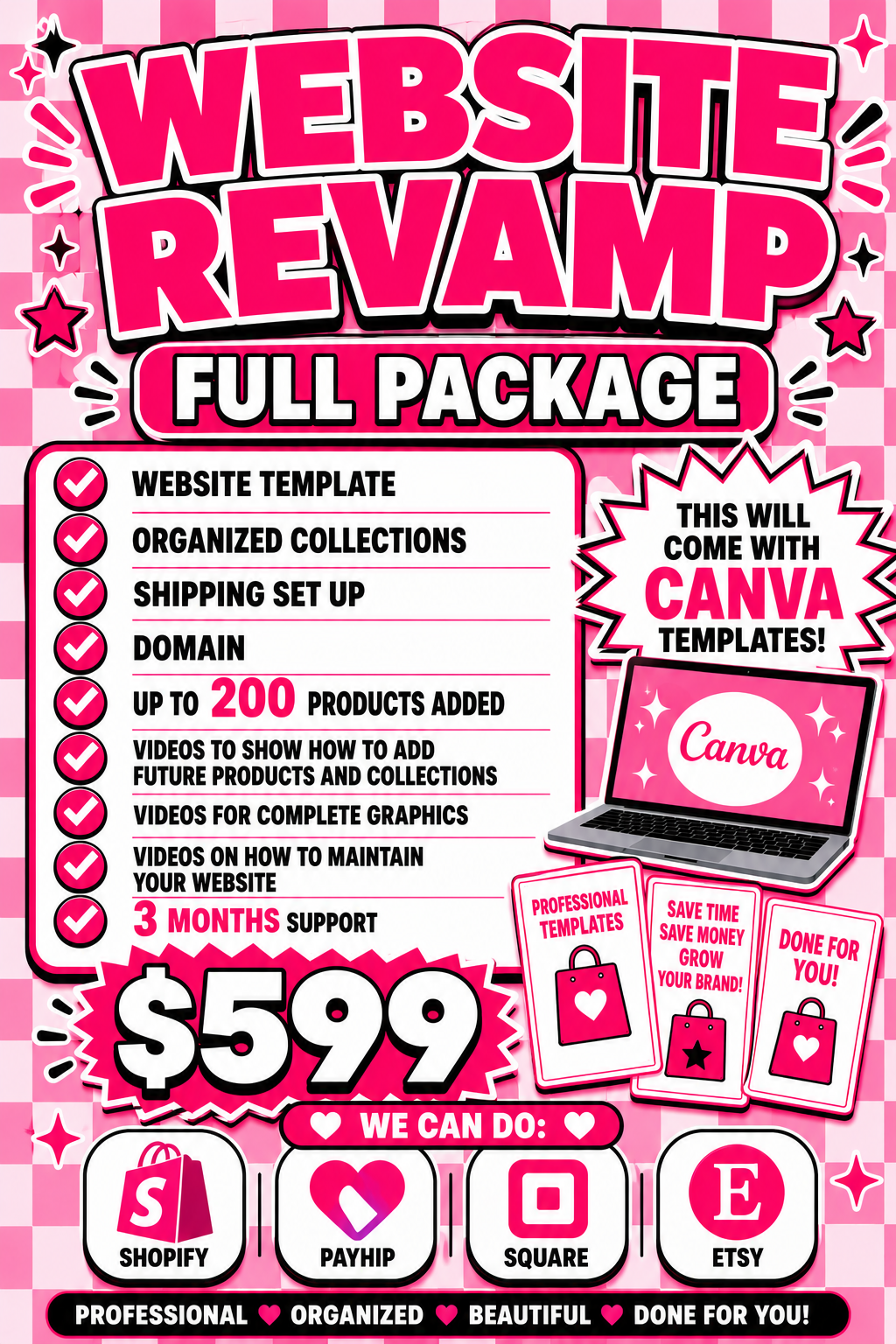 WEBSITE REVAMP- FULL PACKAGE
