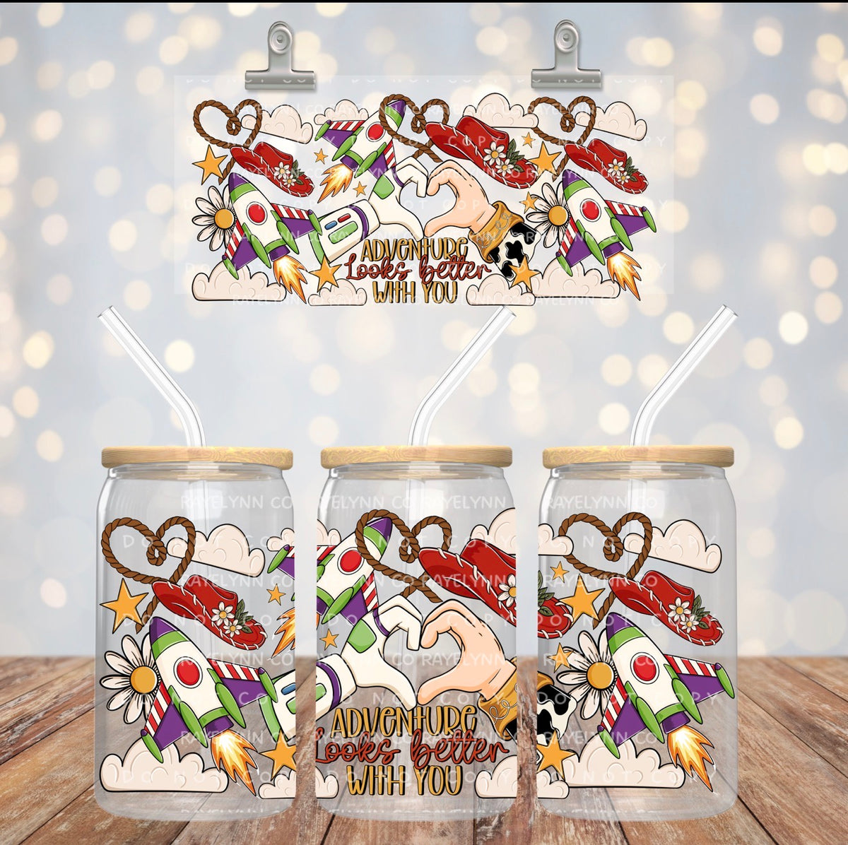 ADVENTURE BUZ- UV DTF WRAP