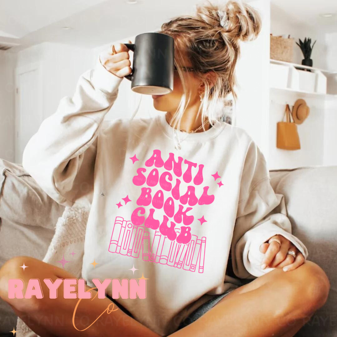 ANTI SOCIAL BOOKS- DTF