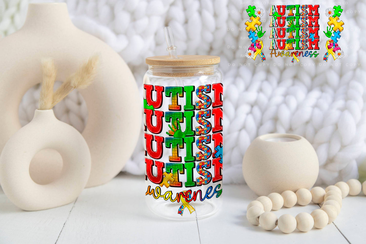 AUTISM- UV DTF WRAP