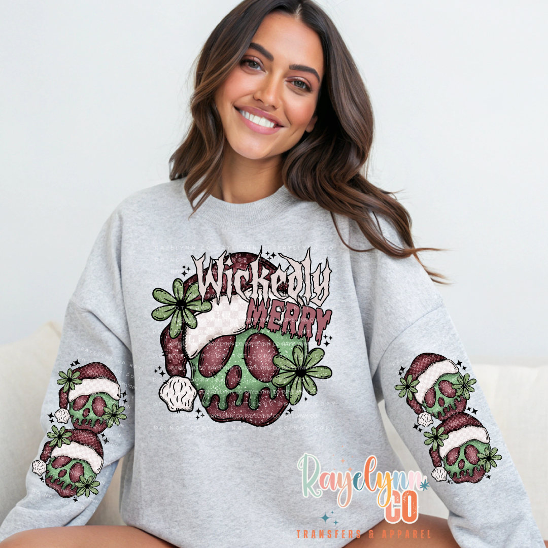 BAD APPLE (BUNDLE W/2 SLEEVES)- DTF TRANSFER