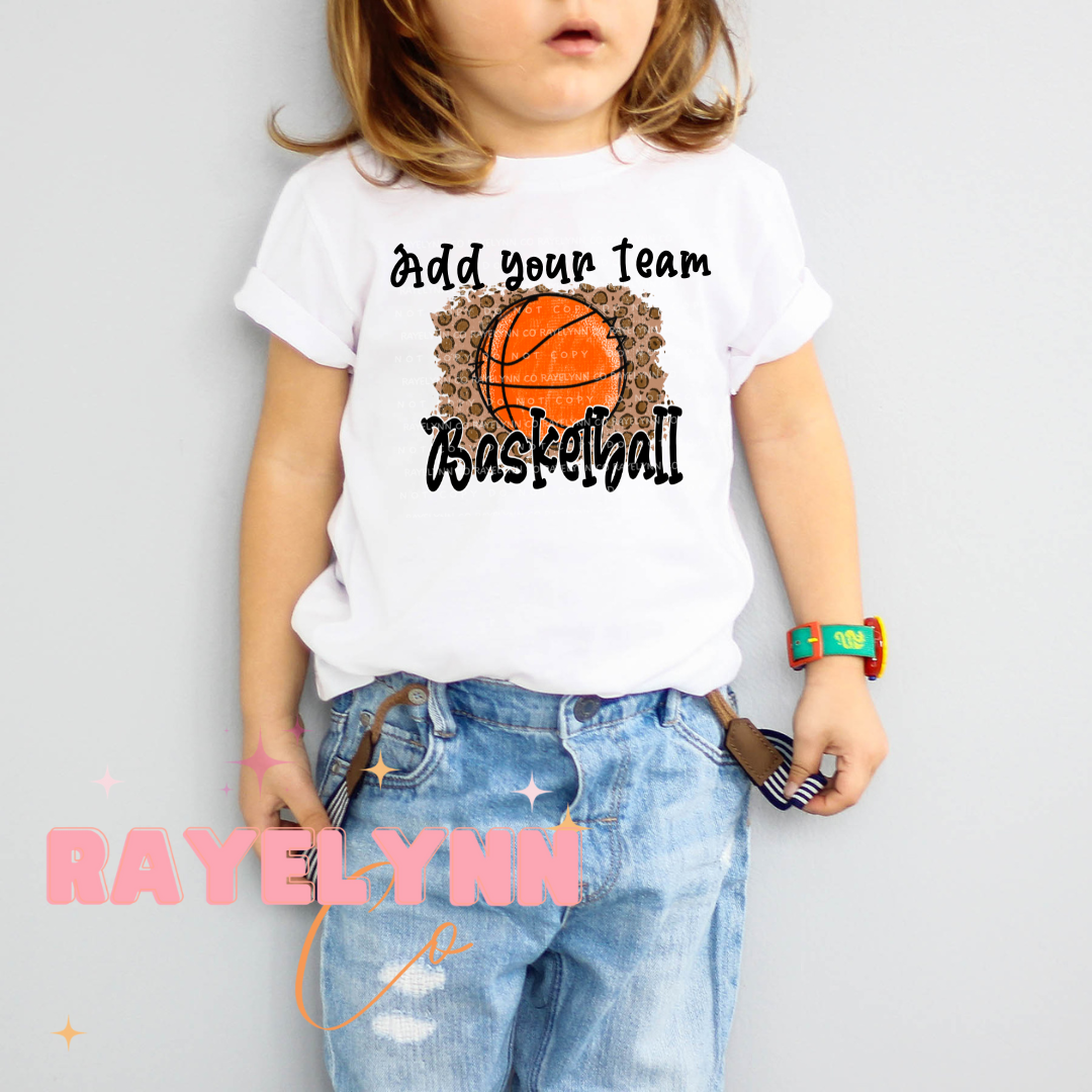 BASKETBALL CHEETAH- DTF