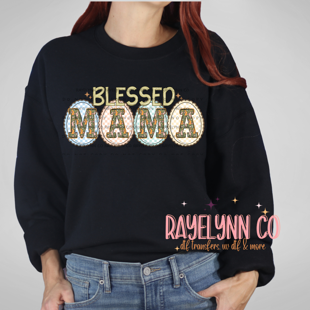 BLESSED MAMA- DTF