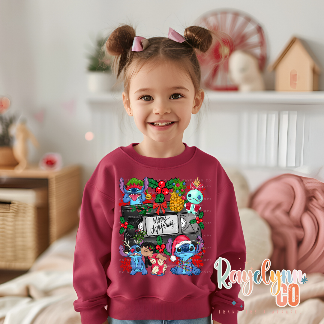 BLUE CHRISTMAS- DTF TRANSFER