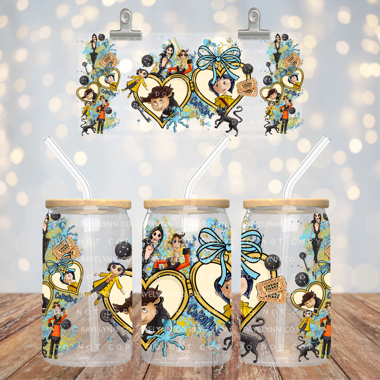 CAROLINE- UV DTF WRAP