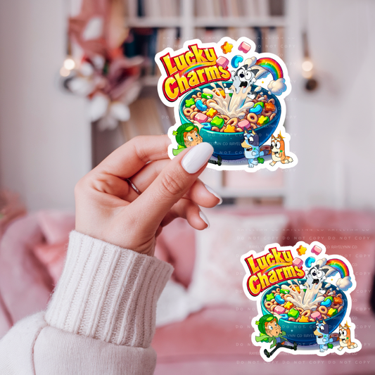 CHARM- DYE CUT STICKER