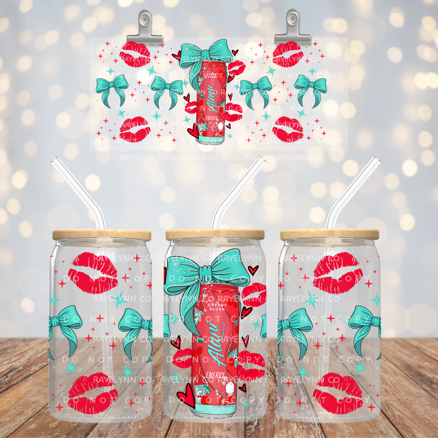 CHERRY SLUSH- UV DTF WRAP