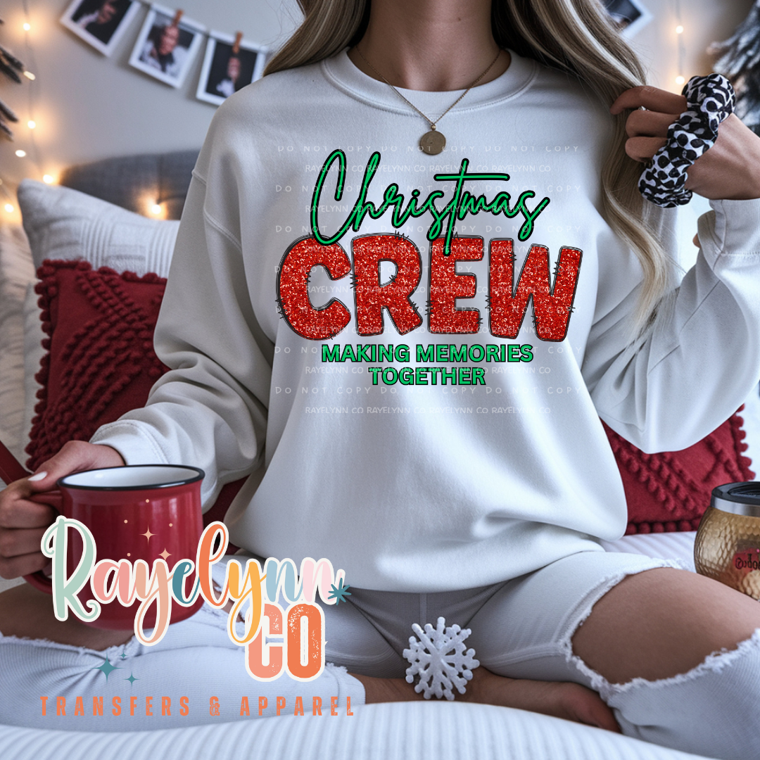 CHRISTMAS CREW- DTF TRANSFER