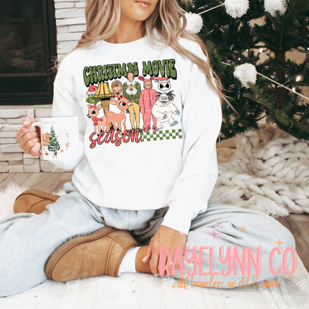 CHRISTMAS MOVIE SEASON- DTF