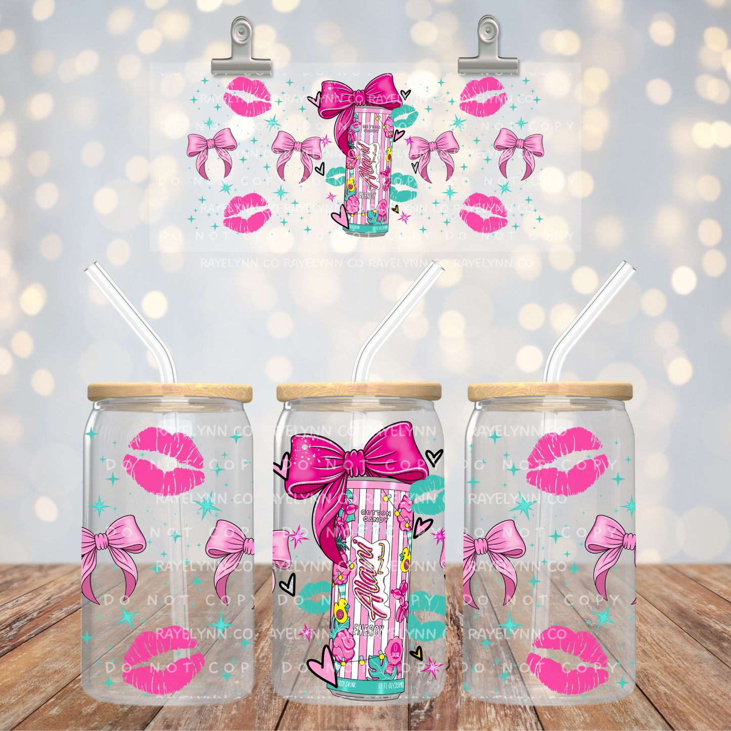 COTTON CANDY- UV DTF WRAP