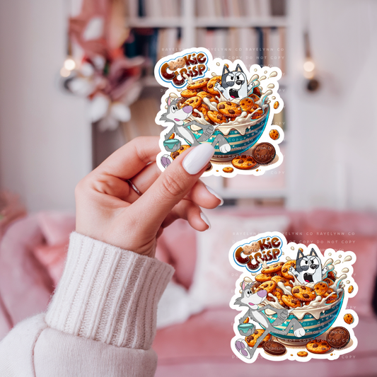 CRISP- DYE CUT STICKER