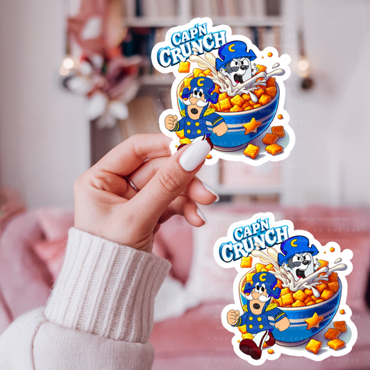 CRUNCH- DYE CUT STICKER