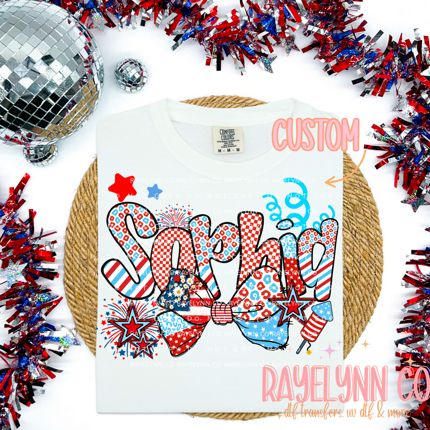 CUSTOM 4TH NAME- DTF