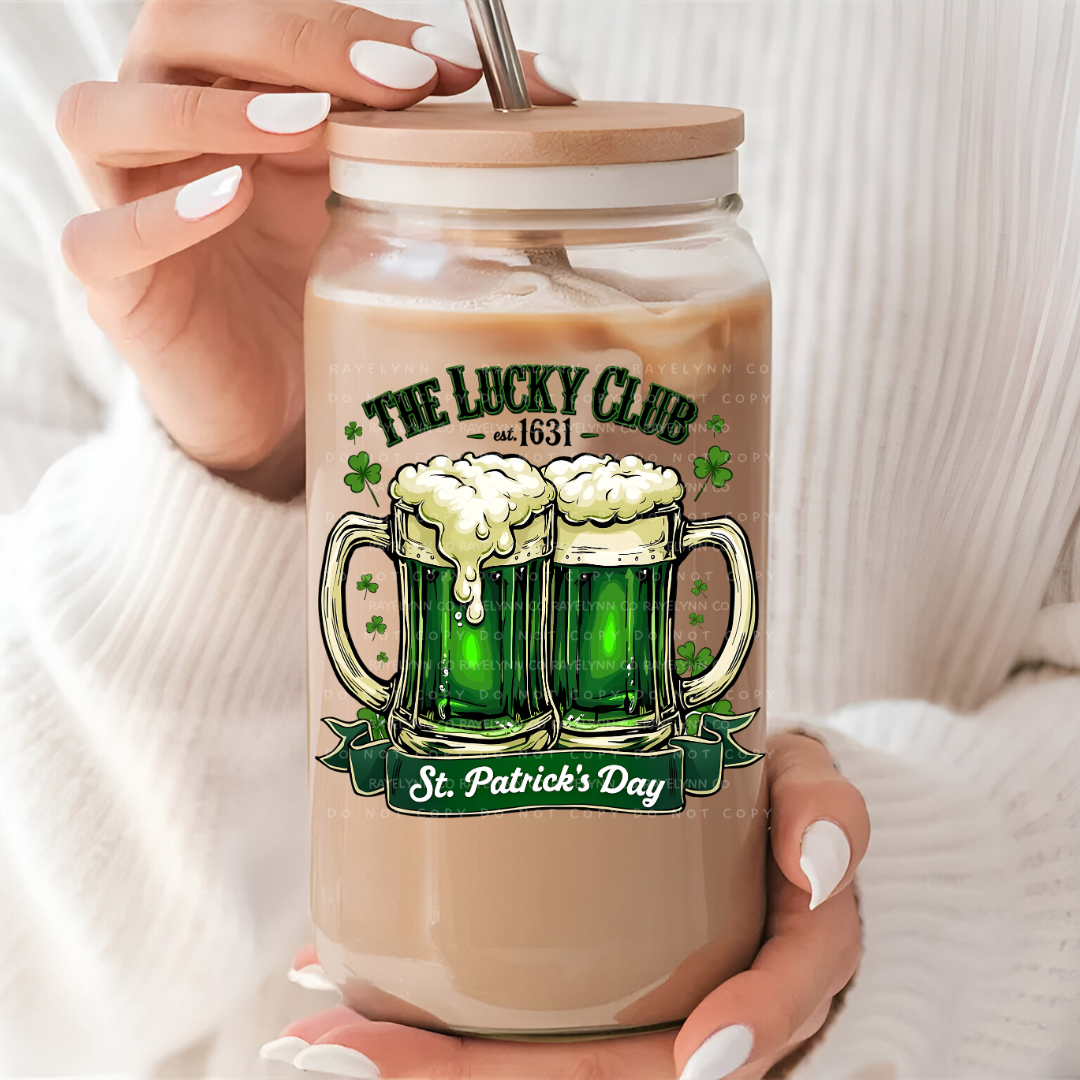 LUCKY BEER- UV DTF DECAL