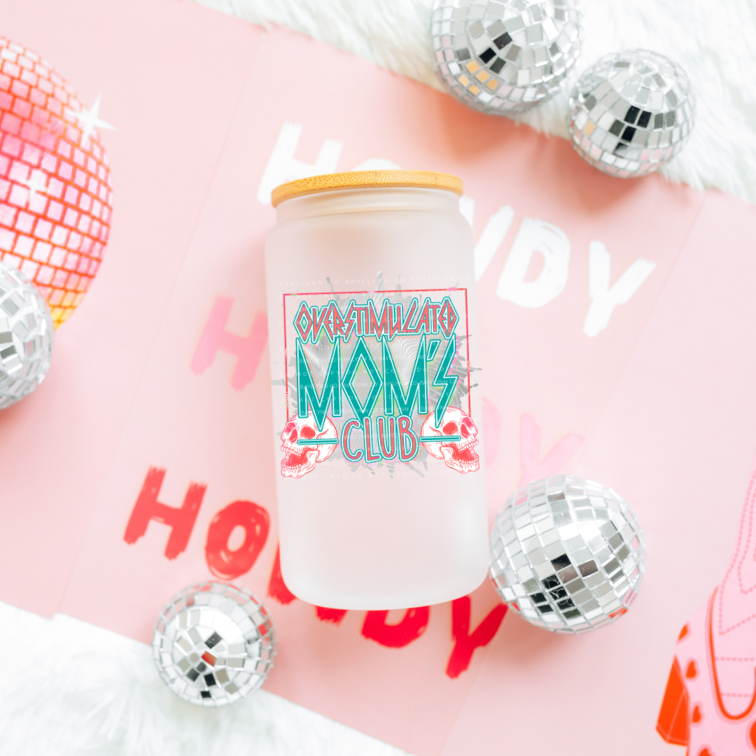 OVER STIM MAMA- UV DTF DECAL