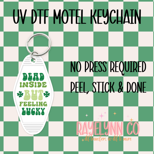 DEAD INSIDE- UV DTF MOTEL KEYCHAIN