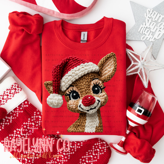 CROCHET DEER- DTF