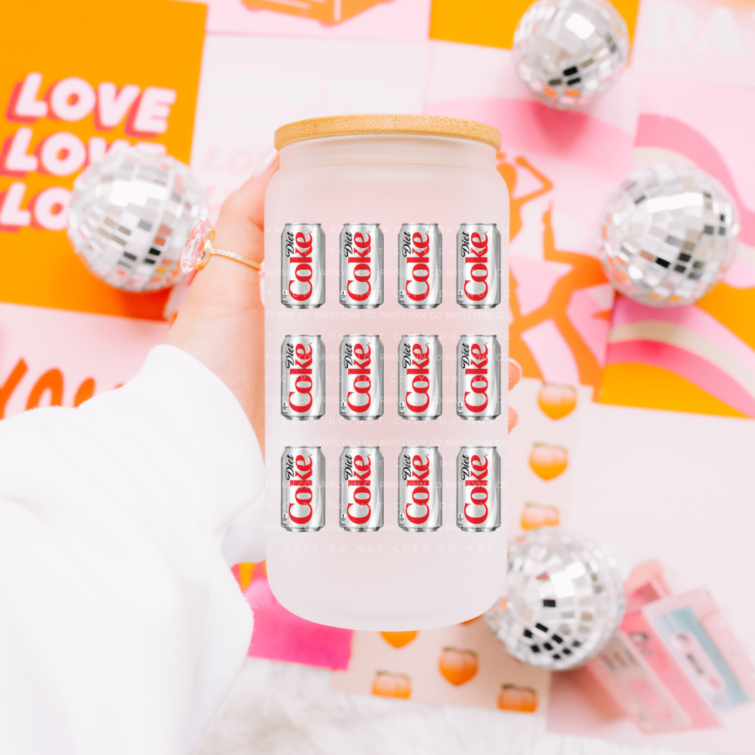 DIET COKE- UV DTF DECAL