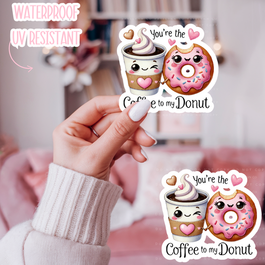 DONUT- DYE CUT STICKER