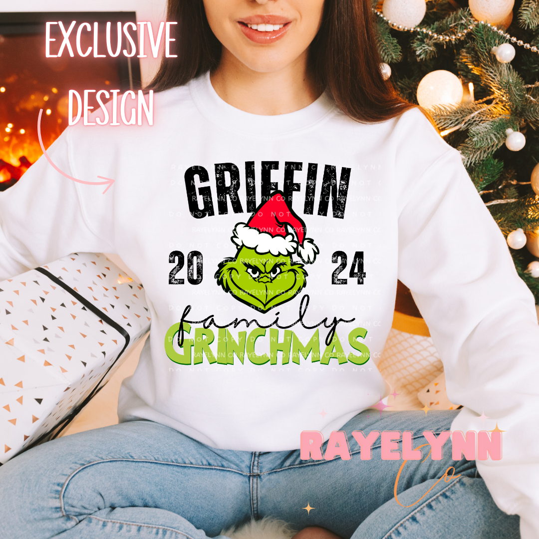 CUSTOM YEAR/NAME CHRISTMAS- DTF