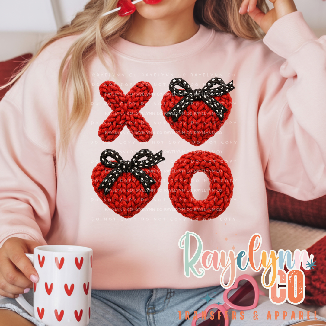 FAUX XOXO- DTF TRANSFER