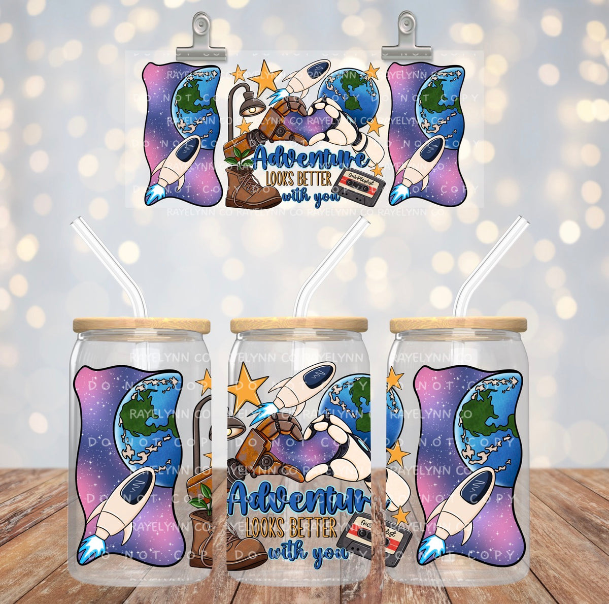 ADVENTURE SPACE - UV DTF WRAP