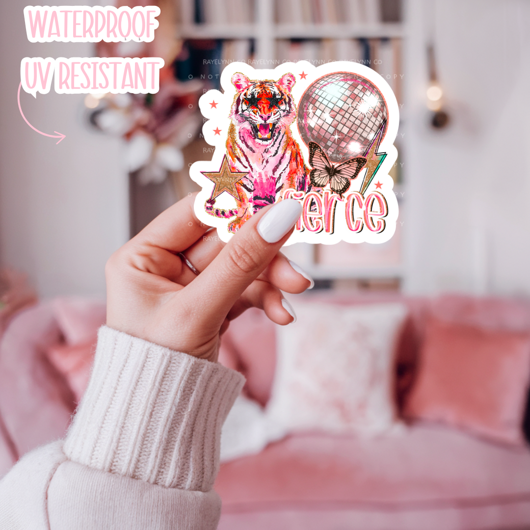 FIERCE- DYE CUT STICKER