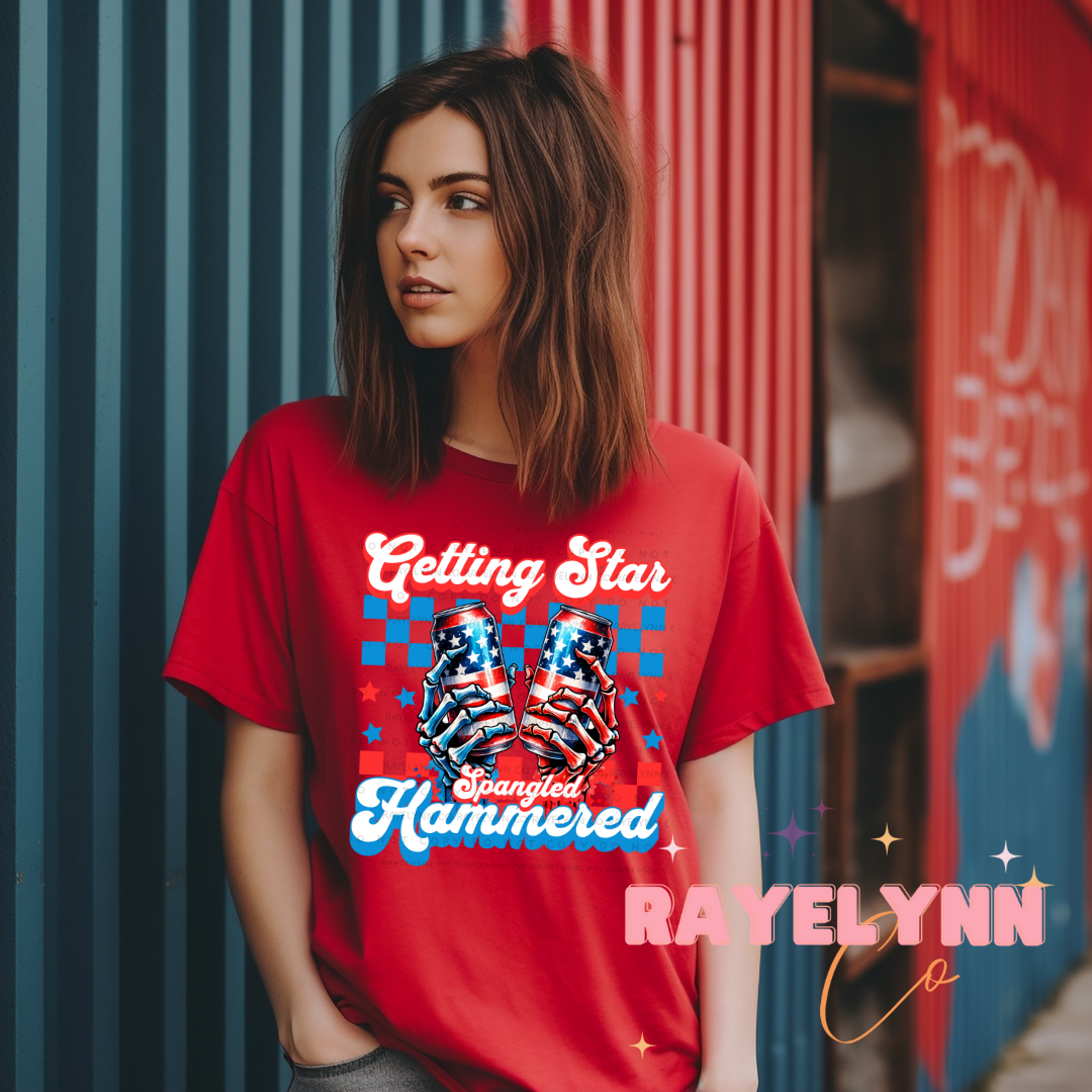 STAR, SPANGLED & HAMMERED- DTF