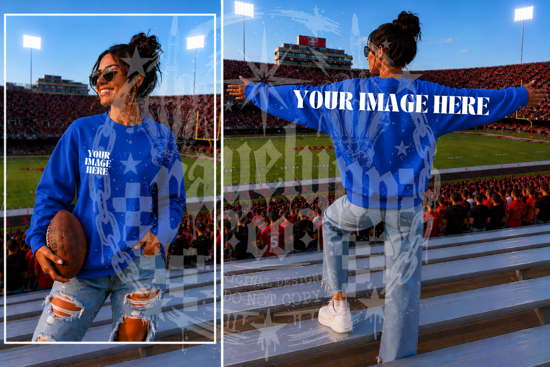 GILDAN ROYAL BLUE BLANK MOCKUP- DIGITAL DOWNLOAD