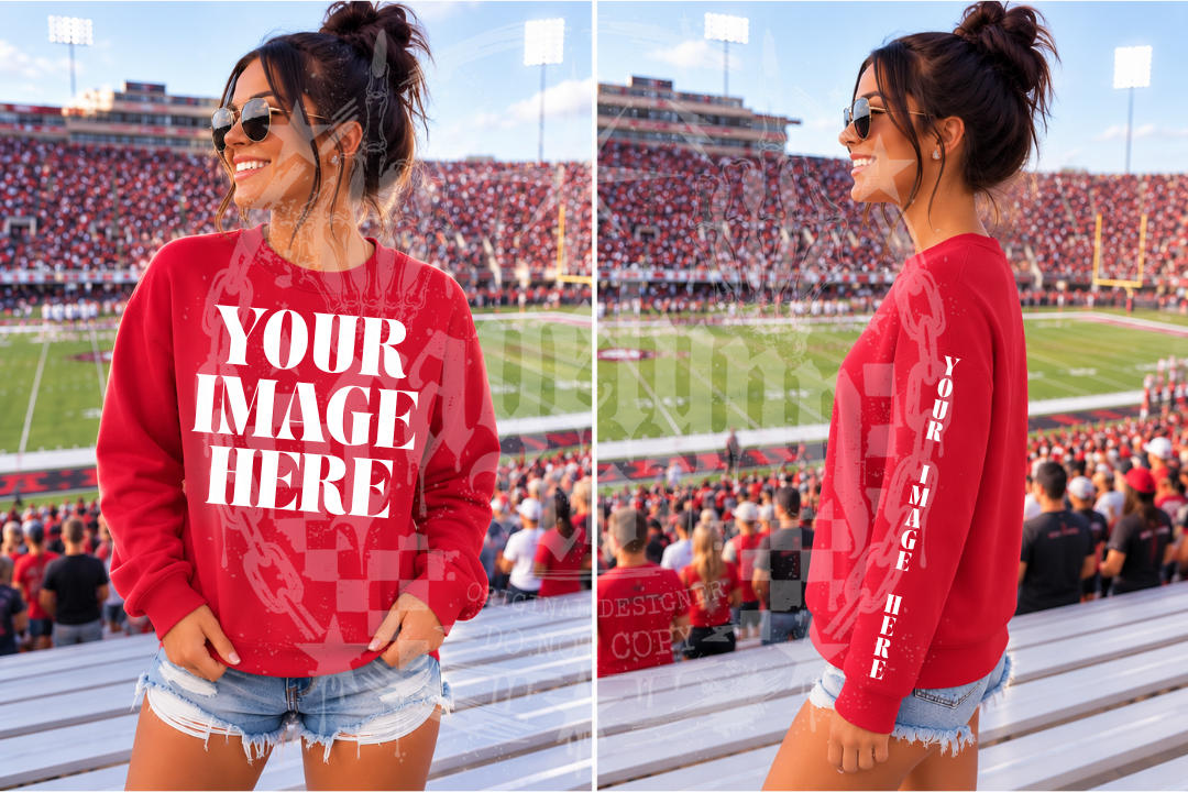 GILDAN RED BLANK MOCKUP- DIGITAL DOWNLOAD