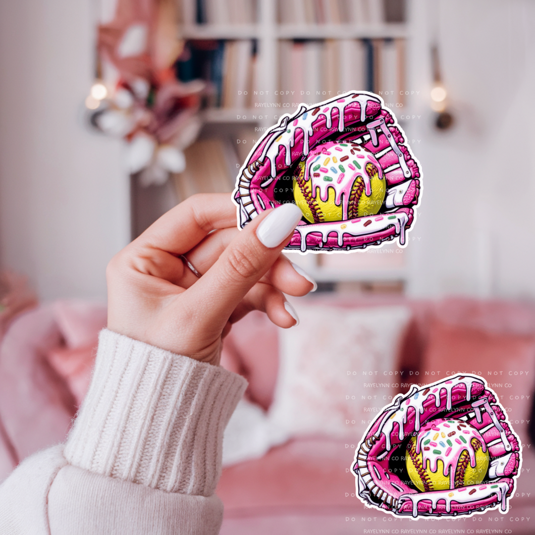 GLOVE DRIP- DYE CUT STICKER