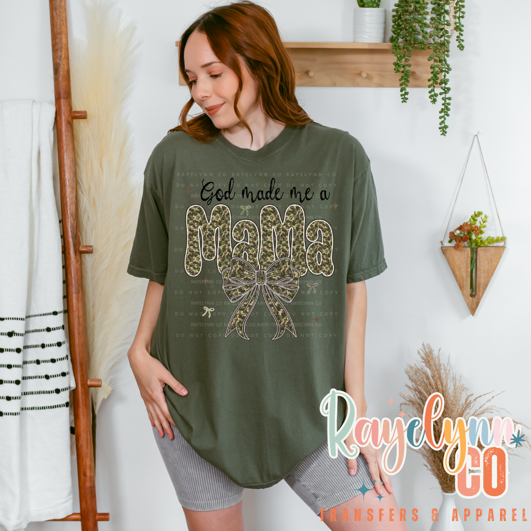 GOD MADE ME A MAMA- DTF TRANSFER