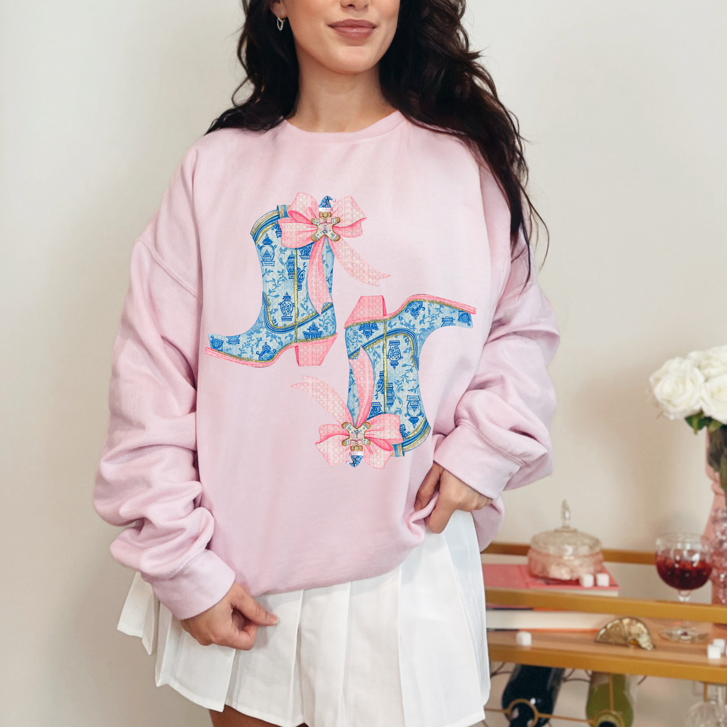 GINGERBREAD BOOTS- DTF