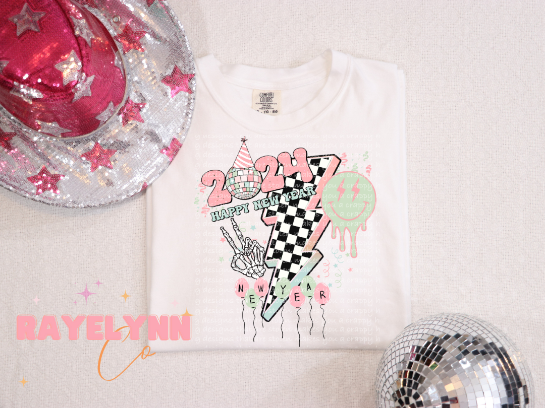 HAPPY NEW YEAR 2024- DTF