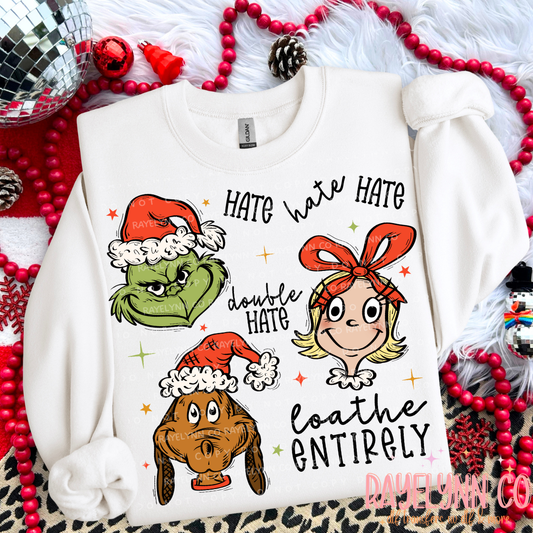 HATE, HATE, HATE, DOUBLE HATE- DTF