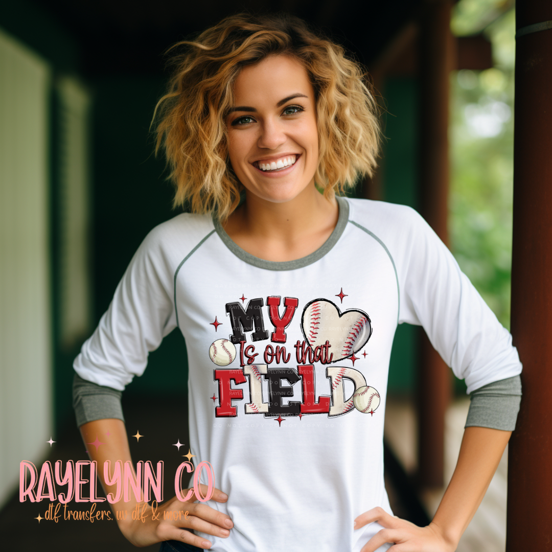 HEART ON THE FIELD- DTF