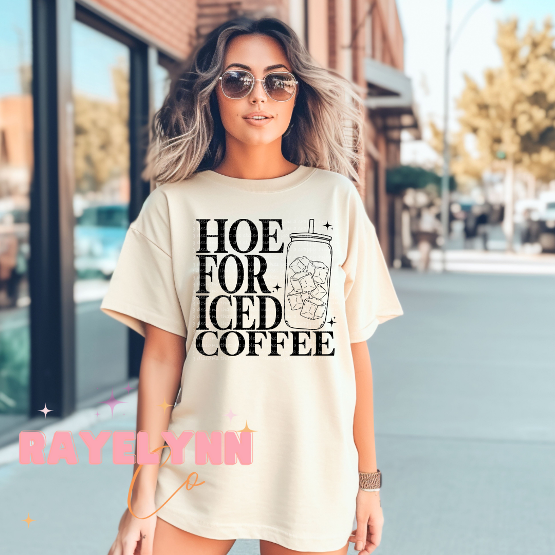 HOE FOR ICED COFFEE- DTF