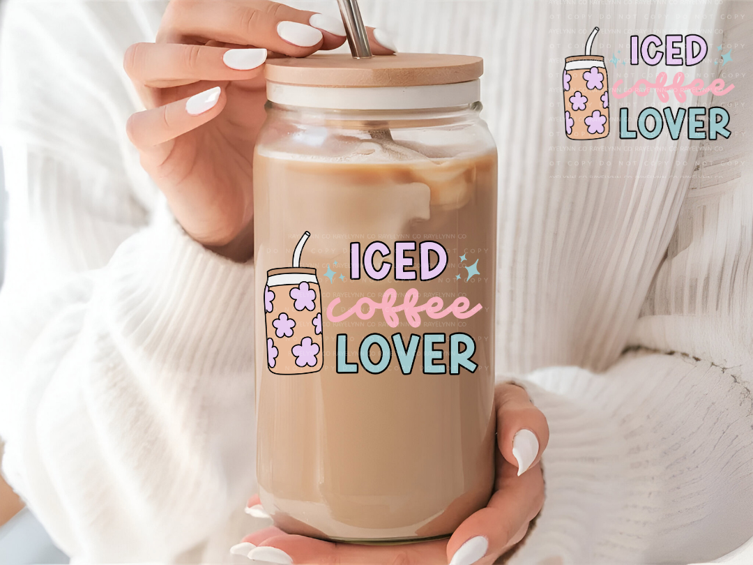 ICED COFFEE- UV DTF DECAL