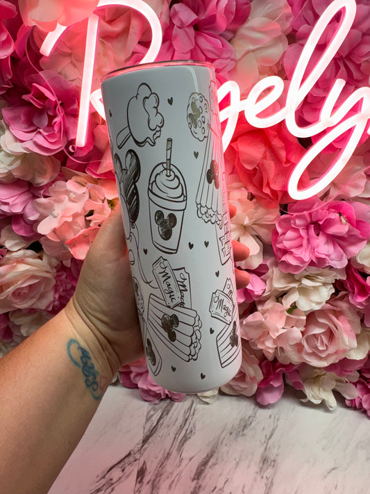 20 OZ STAINLESS STEEL DIS-KNEE TUMBLER