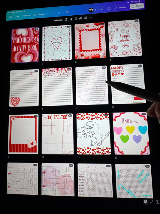 VALENTINE’S DAY ACTIVITY BOOK