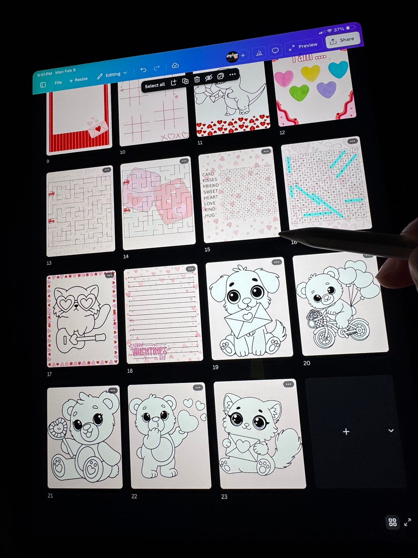 VALENTINE’S DAY ACTIVITY BOOK