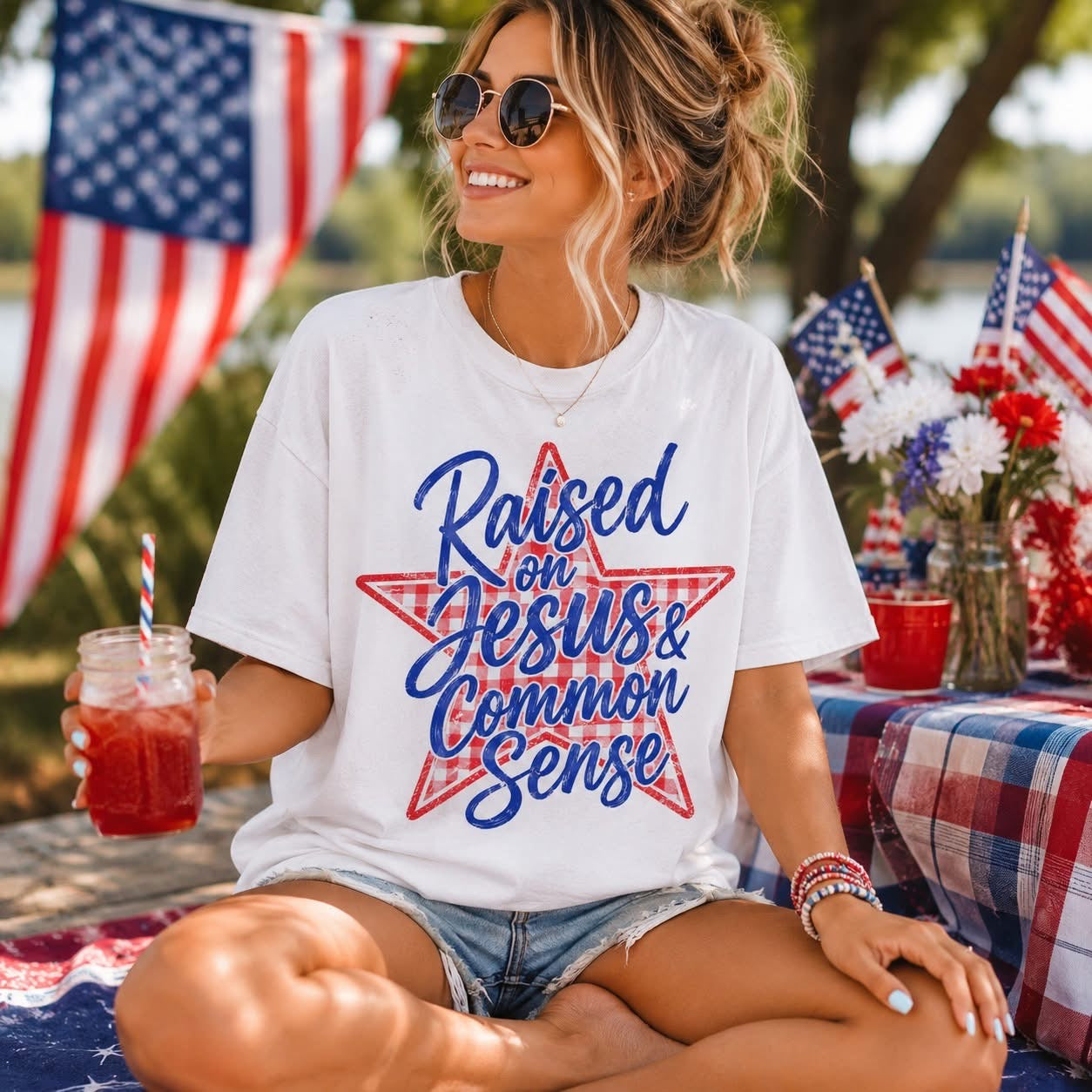 RAISED ON JESUS- DTF TRANSFER